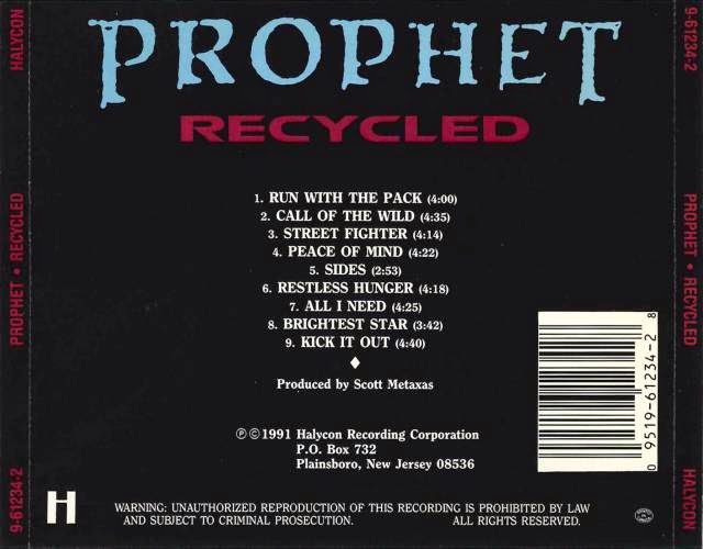 AOR Night Drive: Prophet - Recycled (1991)
